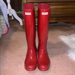 Red Hunter Rain Boots